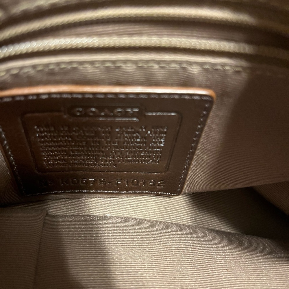 Coach Pebbled Leather Soho Flap Buckle Shoulder Handbag cream No. K0678-F10192 - Picture 14 of 15